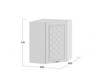 Шкаф навесной угловой «Бьянка»