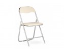 Стул на металлокаркасе Fold 1 складной beige / chrome
