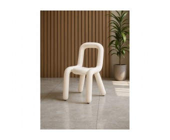 Стул на металлокаркасе Garden white