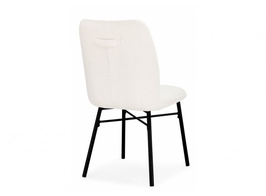 Стул на металлокаркасе Denis beige / black