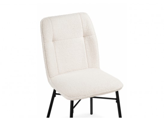 Стул на металлокаркасе Denis beige / black