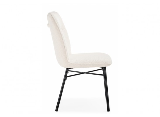 Стул на металлокаркасе Denis beige / black