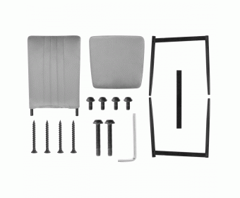 Стул на металлокаркасе Rek black