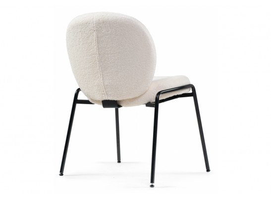 Стул на металлокаркасе Kalipso 1 white / black
