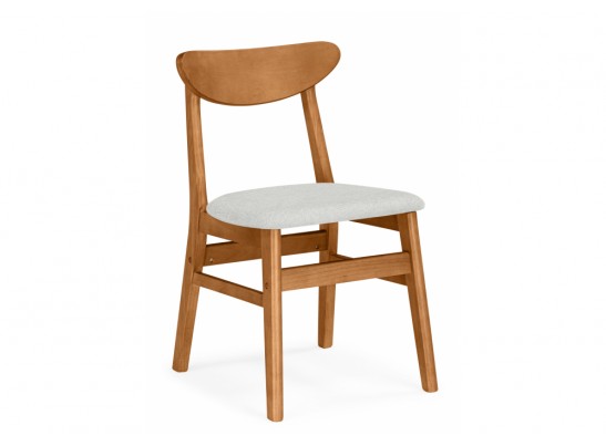 Деревянный стул Okava бежевый / орех