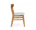Деревянный стул Okava бежевый / орех