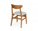 Деревянный стул Okava бежевый / орех