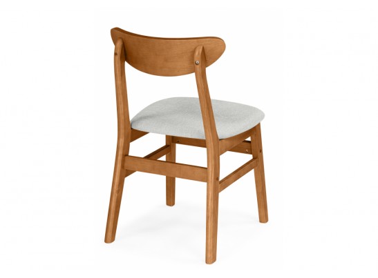 Деревянный стул Okava бежевый / орех