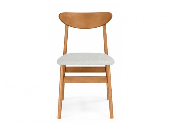 Деревянный стул Okava бежевый / орех