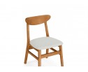 Деревянный стул Okava бежевый / орех