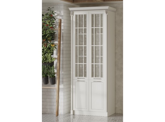 Пенал "Белладжо" 0,9 (2-х дверный со стеклом)