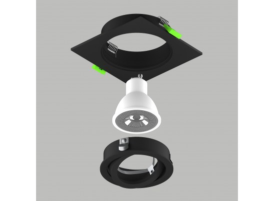 Светильник встраиваемый MR16/GU10 max 1x12Вт Singo Base Lightstar 011625 в Ростове-на-Дону