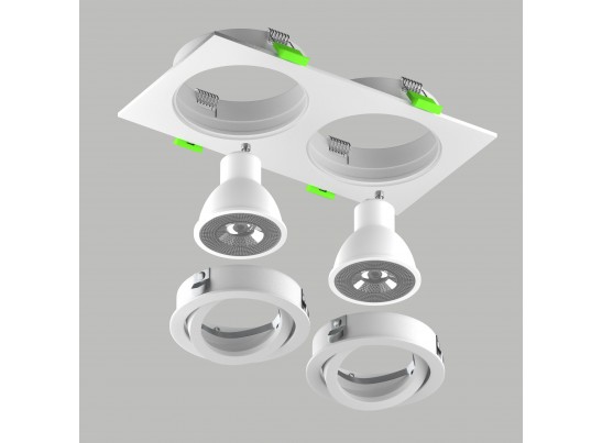 Светильник встраиваемый MR16/GU10 max 1x12Вт Singo Base Lightstar 011616 в Ростове-на-Дону