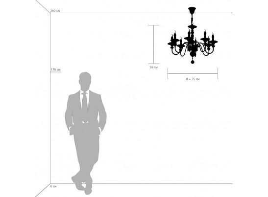 Люстра подвесная Azzurro Osgona 699084 в Ростове-на-Дону