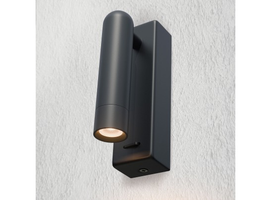 Бра 3W 180LM 3000K, черный Omega Lightstar 200737 в Ростове-на-Дону