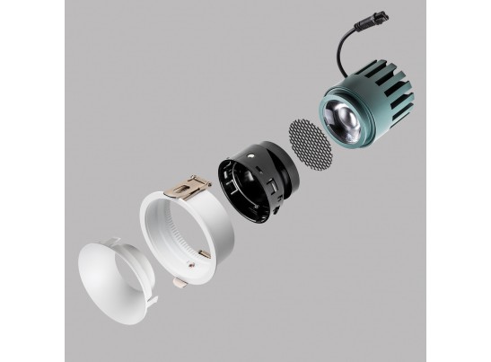 Модуль профессиональный светодиодный 12W 3000K в сборе с суппортом с углом наклона до 30° STELLA PRO Lightstar 075083 в Ростове-на-Дону