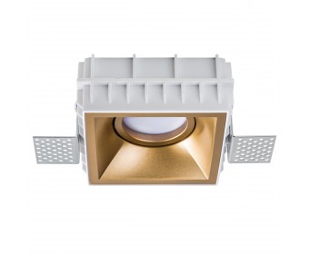Комплект из светильника и рамки DOMINO QUAD MR16 ЗОЛОТО
