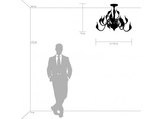 Люстра потолочная Cigno Collo Lightstar 751184 в Ростове-на-Дону