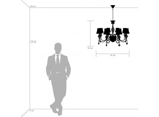 Люстра подвесная Escica Lightstar 806080 в Ростове-на-Дону