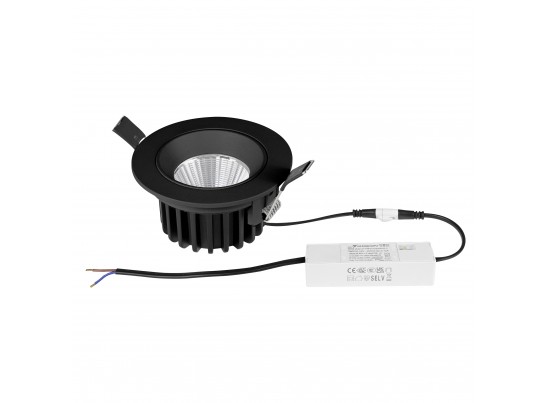 Светильник встраиваемый поворотный 10W 1310Lm 38G черный Soffi IP65 Lightstar 212447IP65 в Ростове-на-Дону