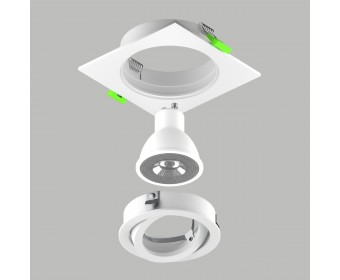 Светильник встраиваемый MR16/GU10 max 1x12Вт Singo Base Lightstar 011615