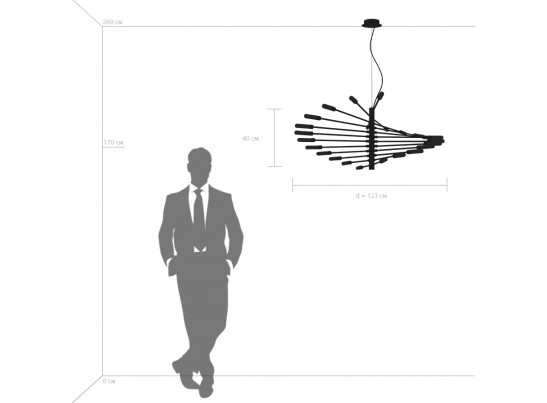 Люстра подвесная Ragno Lightstar 733247 в Ростове-на-Дону