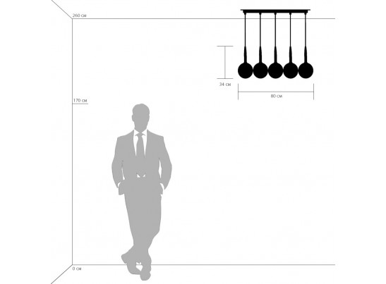 Подвес Globo Lightstar 803080 в Ростове-на-Дону