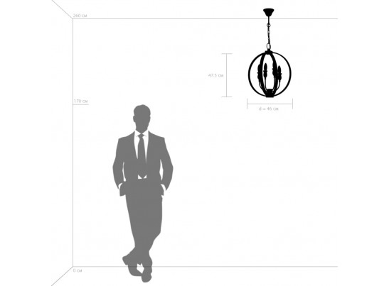 Люстра подвесная Cero Lightstar 731247 в Ростове-на-Дону