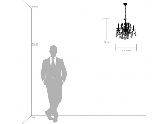 Люстра подвесная Elegante Osgona 708052 в Ростове-на-Дону