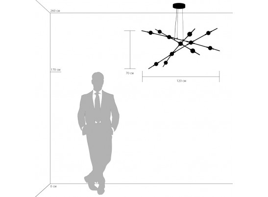 Люстра подвесная Bergamo Lightstar 745247 в Ростове-на-Дону