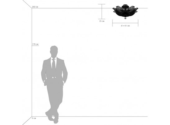 Люстра потолочная Riccio Osgona 705132 в Ростове-на-Дону