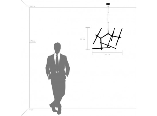 Люстра подвесная Struttura Lightstar 742107 в Ростове-на-Дону