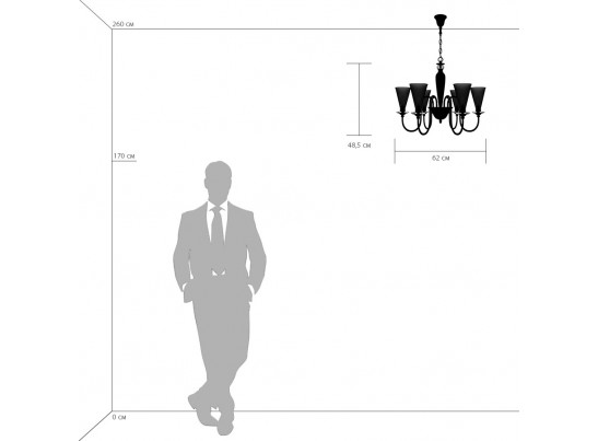 Люстра подвесная Torcia Lightstar 780060 в Ростове-на-Дону