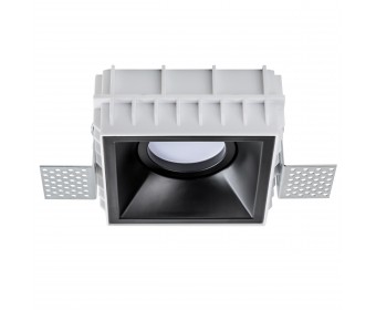 Комплект из светильника и рамки DOMINO QUAD MR16 ЧЁРНЫЙ