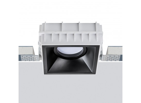 Комплект из светильника и рамки DOMINO QUAD MR16 ЧЁРНЫЙ в Ростове-на-Дону