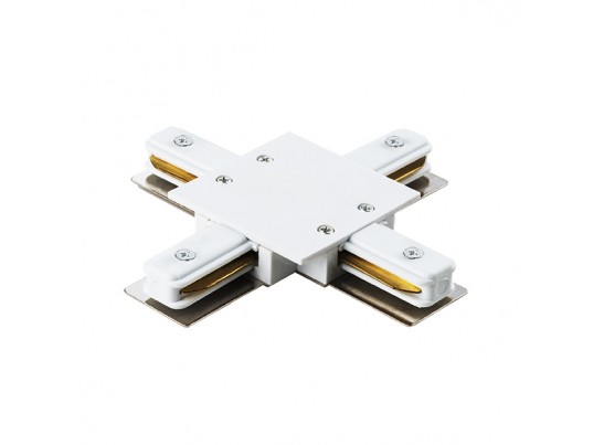 Соединитель X-образный однофазный для встраиваемых треков Barra Lightstar 501146 в Ростове-на-Дону