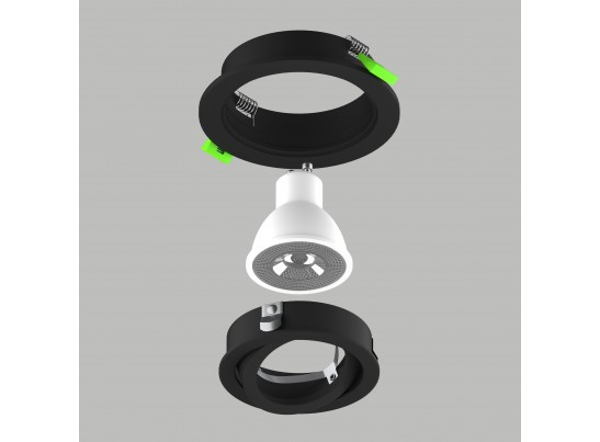 Светильник встраиваемый MR16/GU10 max 1x12Вт Singo Base Lightstar 011620 в Ростове-на-Дону