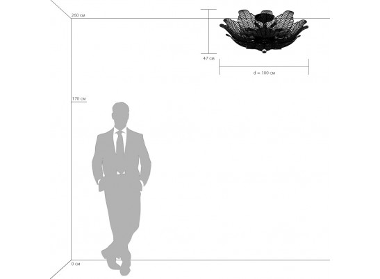 Люстра потолочная Riccio Osgona 705182 в Ростове-на-Дону