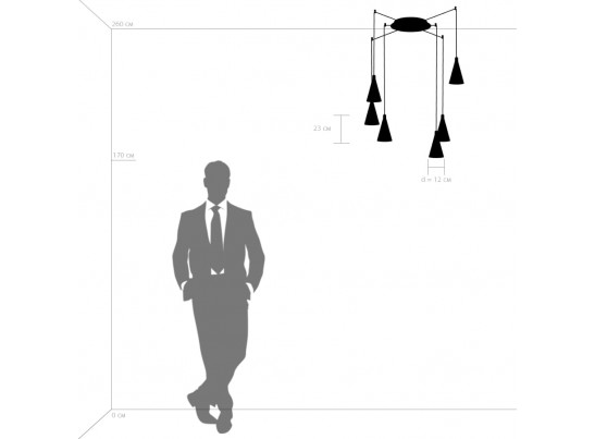 Подвес Cone Lightstar 757066 в Ростове-на-Дону