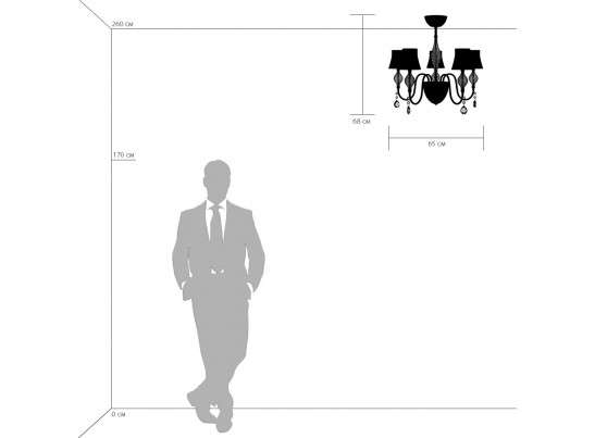 Люстра потолочная Escica Lightstar 806050 в Ростове-на-Дону
