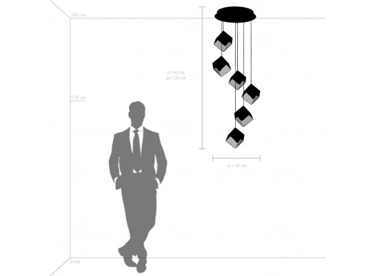 Подвес Qubica Lightstar 805569 в Ростове-на-Дону