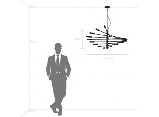 Люстра подвесная Ragno Lightstar 733187 в Ростове-на-Дону