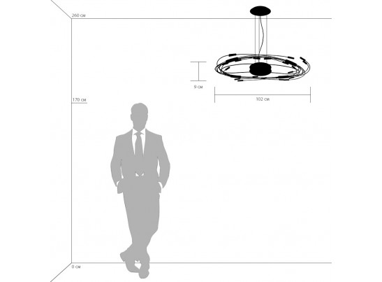 Люстра подвесная Ovale Lightstar 784346 в Ростове-на-Дону