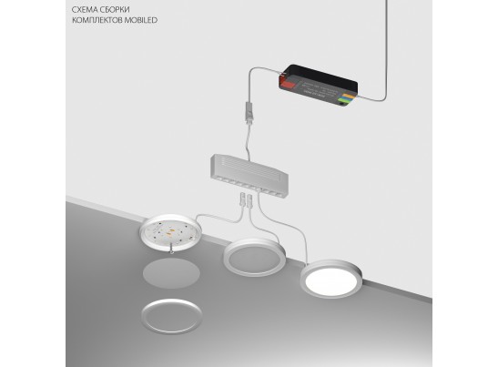 Комплект со светильником Mobiled 12V 15W 975LM Mobiled Lightstar 036340-5 в Ростове-на-Дону