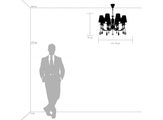 Люстра подвесная Cappa Osgona 691082 в Ростове-на-Дону