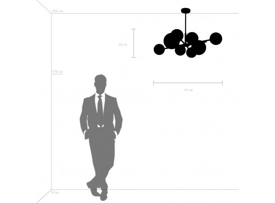 Люстра потолочная Croco Lightstar 815480 в Ростове-на-Дону