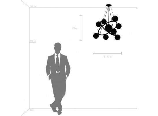 Люстра подвесная Croco Lightstar 815390 в Ростове-на-Дону