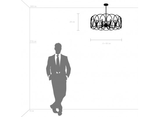 Люстра потолочная Regolo Lightstar Premium 713083 в Ростове-на-Дону