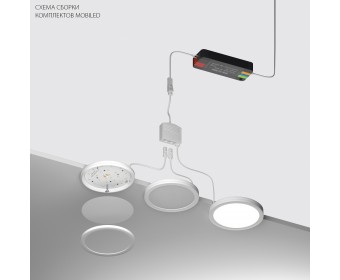 Комплект со светильником Mobiled 12V 10W 500LM Mobiled Lightstar 036540-2