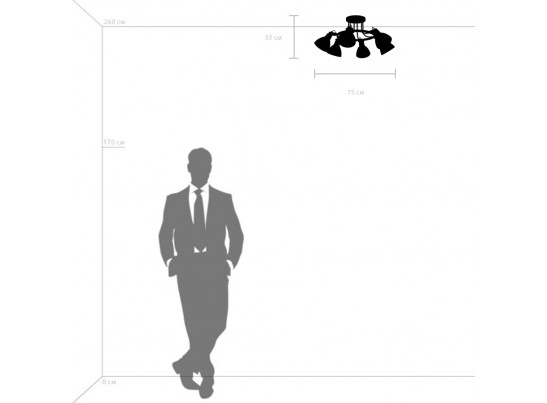 Люстра потолочная Acrobata Lightstar 761060 в Ростове-на-Дону